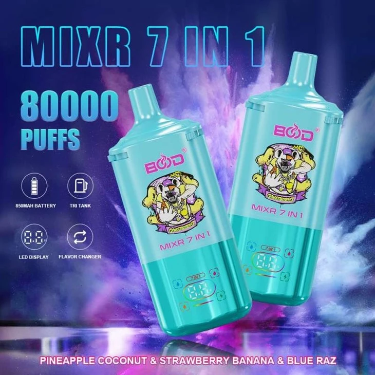 BOOD MIXR 7 IN 1 80K PUFFS best