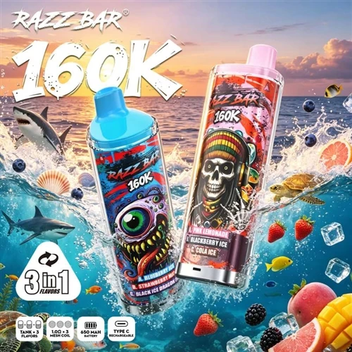 Razz Bar 160K : Aperçu de la mise à niveau de l'industrie de la cigarette éle...