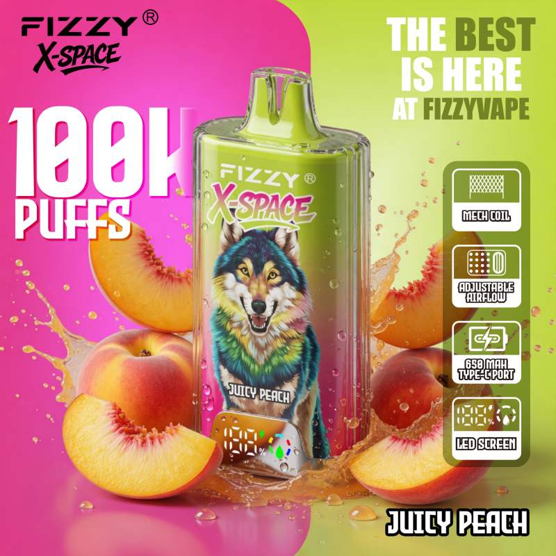 4 Juicy PeachFizzy 100K X-Space