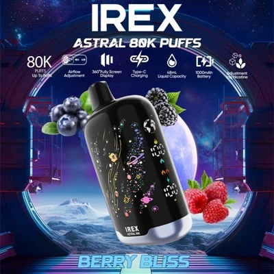 IREX Astral 80K – Une cigarette électronique jetable phare-avec une capacité ...