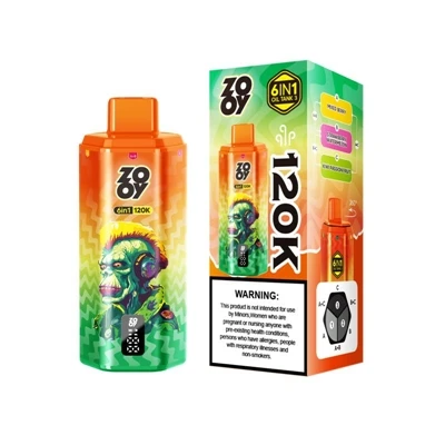 ZOOY 120K 6IN1 : cigarettes électroniques jetables multi-saveurs haut de gamm...