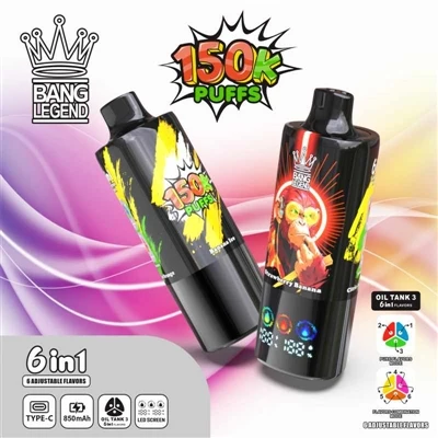 BANG LEGEND 150K PUFFS VAPE — Une nouvelle référence pour les cigarettes élec...