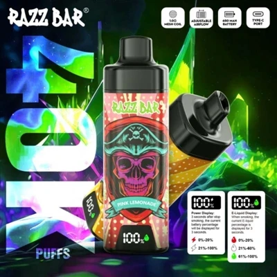E-cigarette jetable Razz Bar 40K : une nouvelle expérience avec une capacité ...