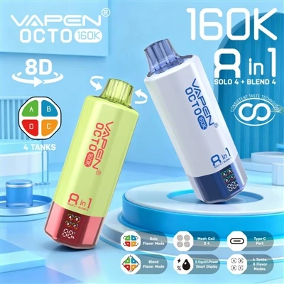 Saveurs multiples, sans compromis : comment Vapen Octo 160K 8in1 redéfinit l'...