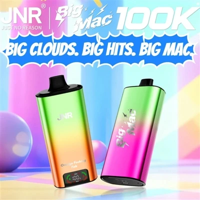 JNR Big Mac 100K – Redéfinir la norme de durabilité pour les cigarettes élect...