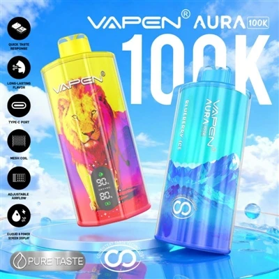 VAPEN AURA 100000 : Quand les cigarettes électroniques jetables entrent dans ...