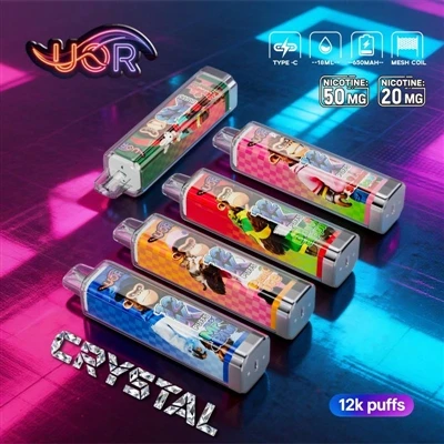 UOR CRYSTAL 12K : Une expérience professionnelle en vape jetable