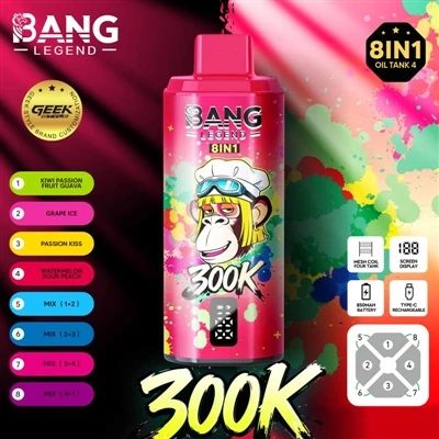 Bang Legend 300000 : débloquez une nouvelle expérience de cigarette électroni...