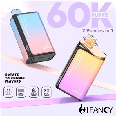 HIFANCY TWINS MAX 60K — Une double explosion de saveurs, votre aventure gusta...