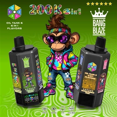 BANG BLAZE 200000 6in1 : six saveurs en une, vous pouvez vraiment jouer avec ...