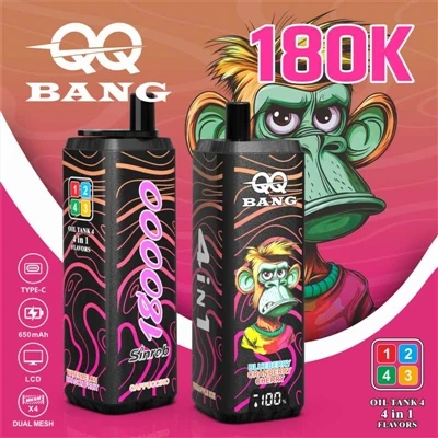QQ BANG 4in1 180K : un stick pour quatre saveurs, pour un quotidien amusant !