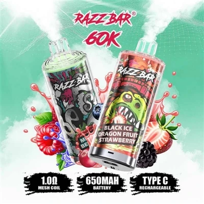Razz Bar 65000+ Puffs : une e-cigarette qui pousse « l'expérience du paresseu...