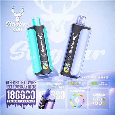 Stag Bar 6in1 180K Puffs : un appareil effectuant six tâches, c'est vraiment ...