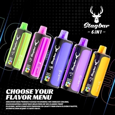 Stag Bar 6in1 180K : une E-cigarette jetable qui allie « durabilité » et « po...