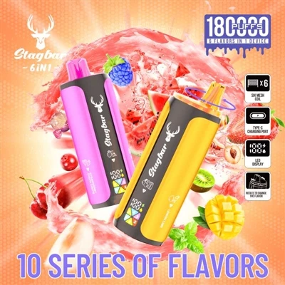 StagBar 6in1 180K Puffs Vape : quand les cigarettes électroniques-ne sont plu...