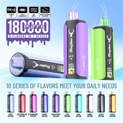 StagBar 180000 Puff 6in1 : un appareil qui intègre véritablement une longue d...