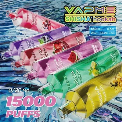 Vapme Shisha Hookah 15000 : une fusion d'une expérience de narguilé léger et ...