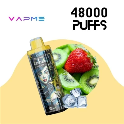 VAPME CRYSTAL 48000 : une cigarette électronique jetable-de grande capacité-v...