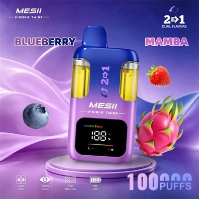 MESII VISIBLE TWINS 100K : les cigarettes électroniques jetables commencent e...