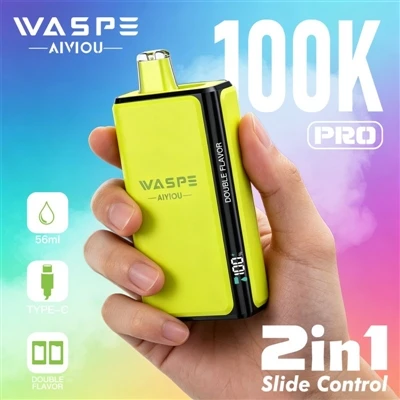 Waspe Double Flavour 100K Pro : Quand le vapotage commence à dire non à « l'e...