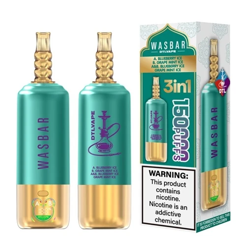 WASBAR DTL 3-in-1 150K : redéfinir l'expérience de vapotage de type chicha à ...