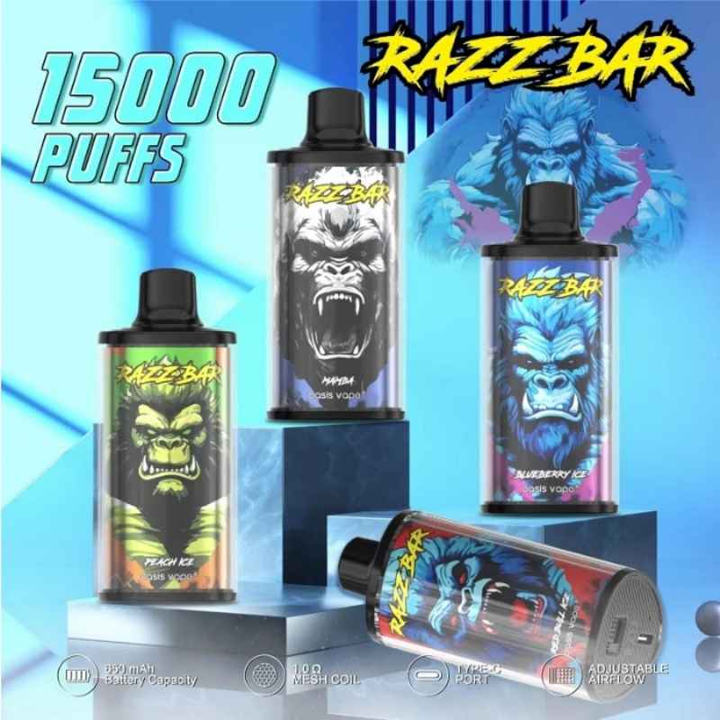RAZZBAR 15000 PUFFS RAZZBAR 15000 PUFFS