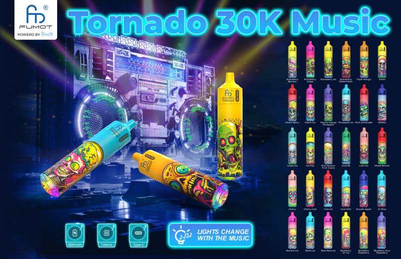 Fumot Tornado 30K MUSIC PUFF Fumot Tornado 30K MUSIC PUFF