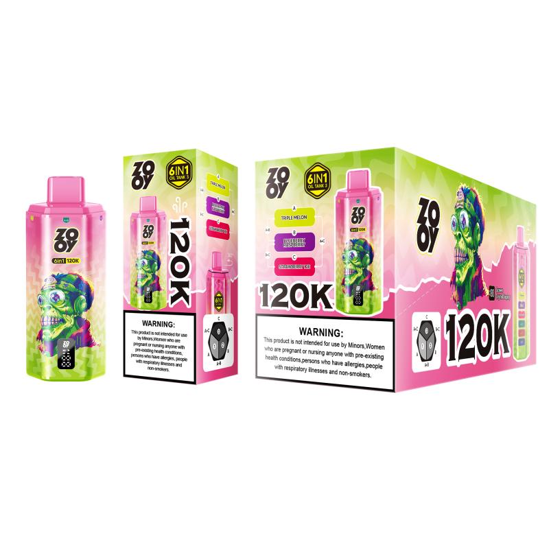 ZOOY VAPE 6 IN 1 120K oil tank 32