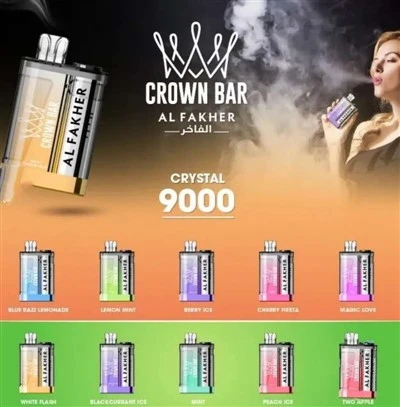 Barre de cristal AL FAKHER CROWN 9000 bouffées