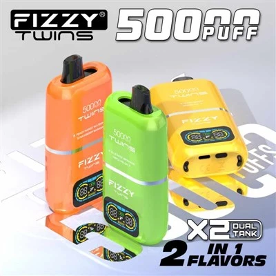 Twins pétillantes 50000 Puffs Double saveurs