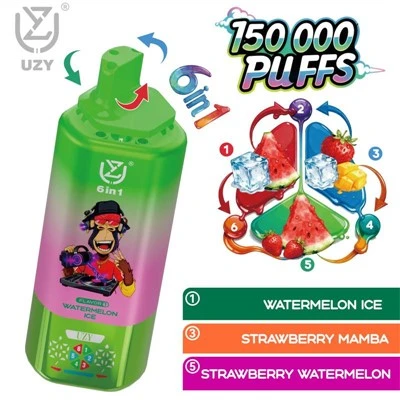UZY 6 en 1 150 K bouffées