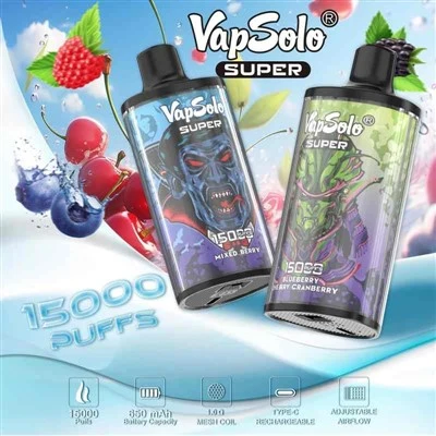 Vapeur VapSolo SUPER 15000 bouffées