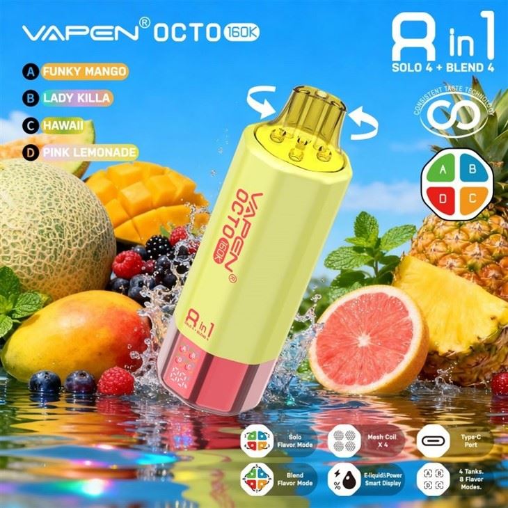 Vapen Octo 160K Puffs 8in1 high quality